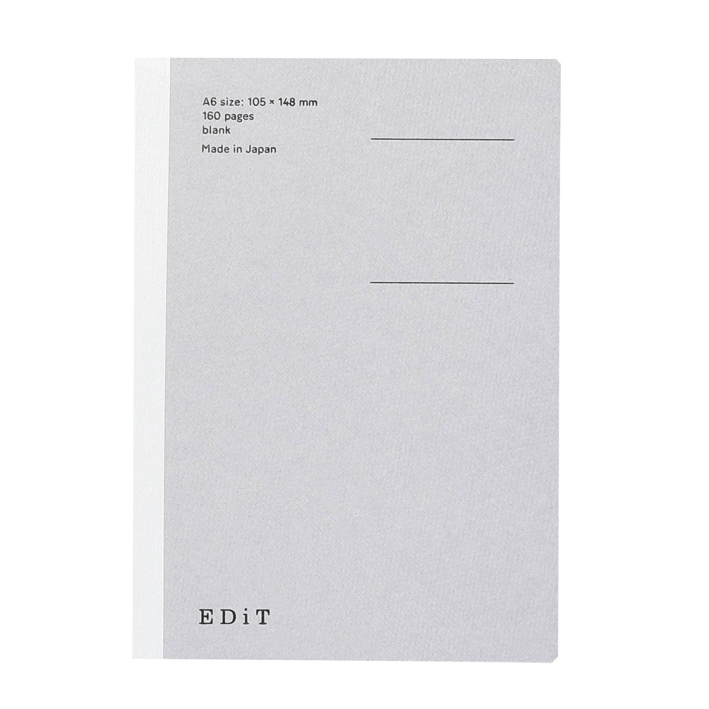 EDiT A6 Lightweight Notebook - 3 Layout (Grid, Ruled, Blank): 5 mm Grid