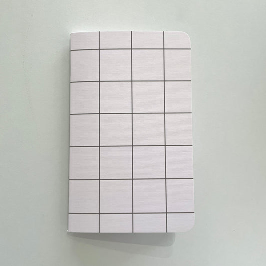 Grid Pattern Creme Dot Grid Notebook
