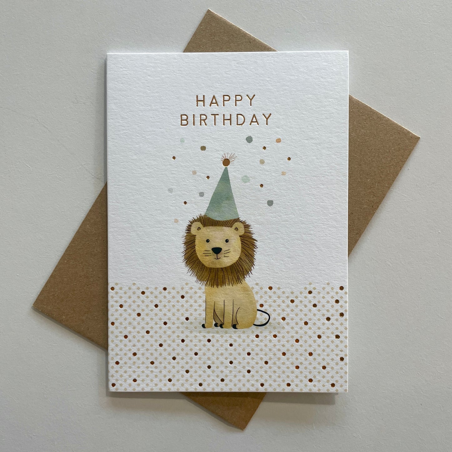 Lion Birthday Greeting Card