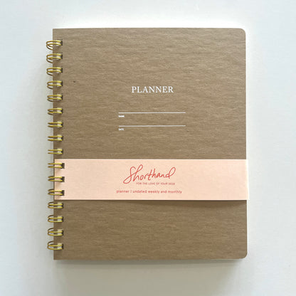 Letterpress Undated Planner