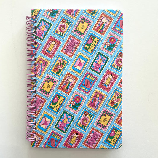 Stamp Pattern Notebook