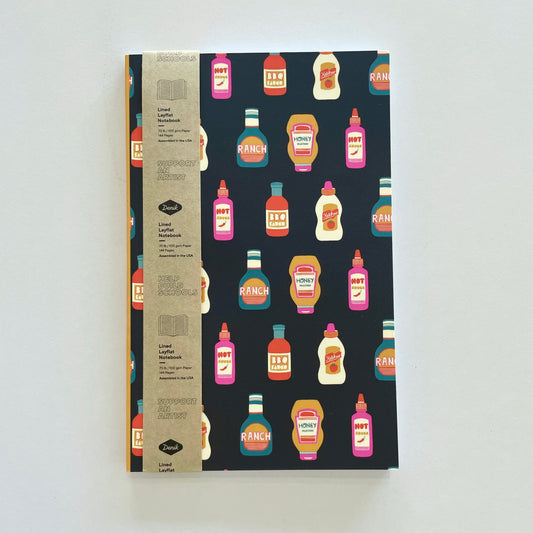 Saucy Lined Layflat Notebook