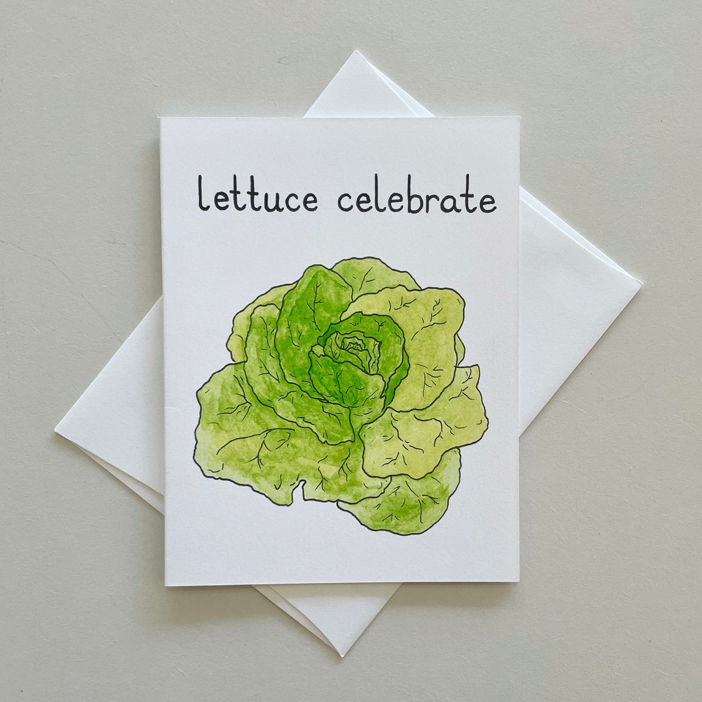 Lettuce Celebrate Greeting Card