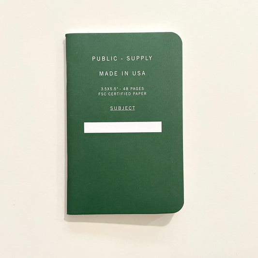 Public Supply Pocket Notebook - Lined