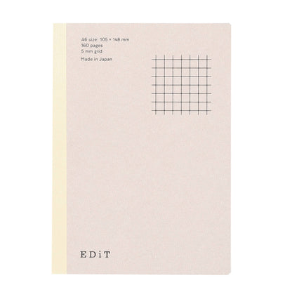 EDiT A6 Lightweight Notebook - 3 Layout (Grid, Ruled, Blank): 7 mm Ruled