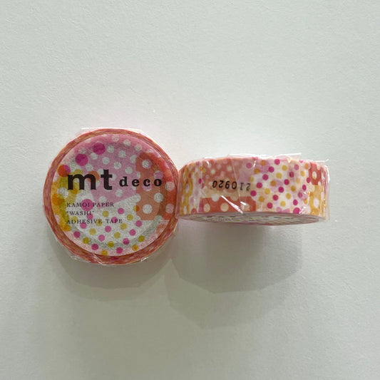 Negapoji Dot Pink Washi Tape