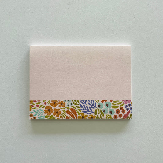 Pastel Wildflower Post-It Notes