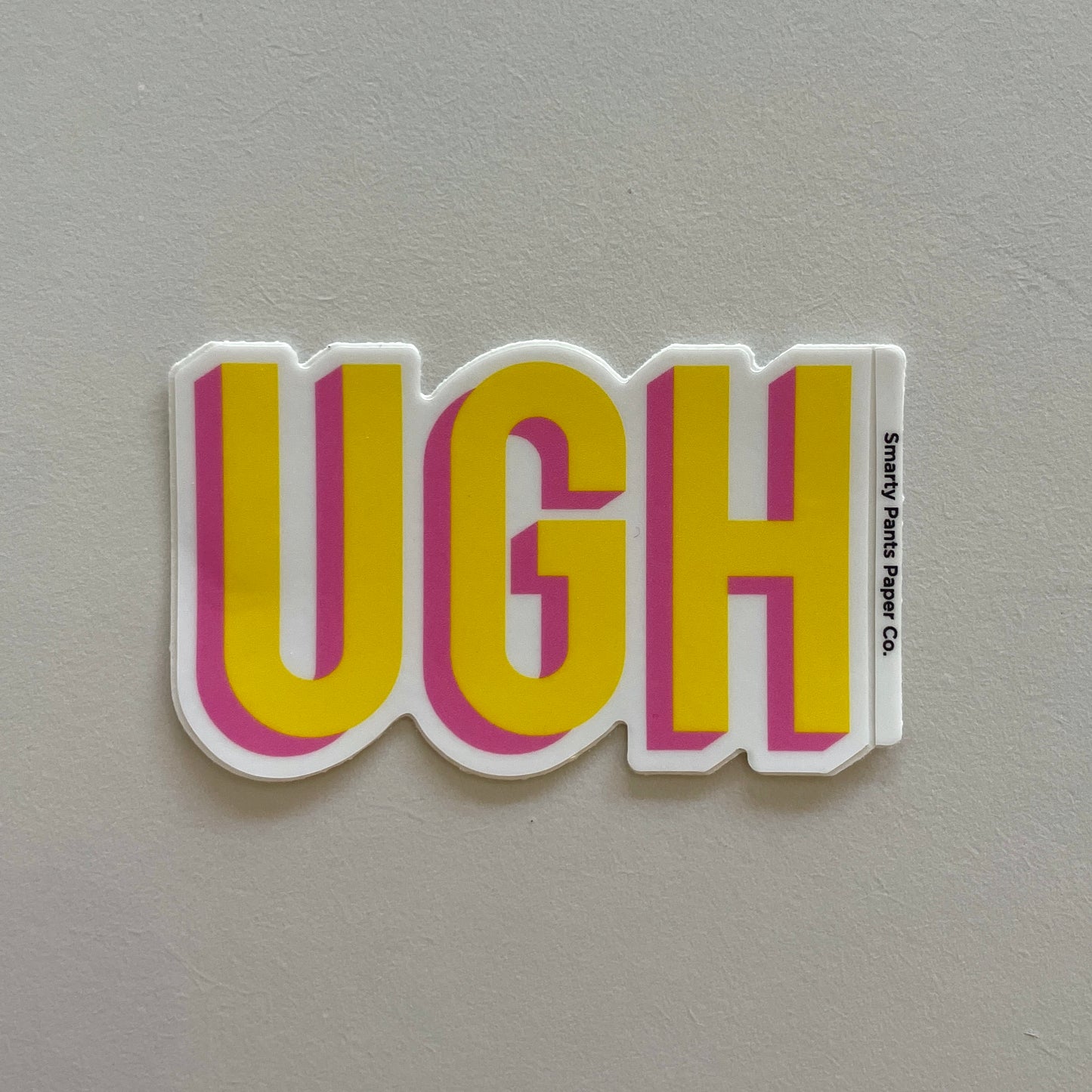 UGH Vinyl Sticker