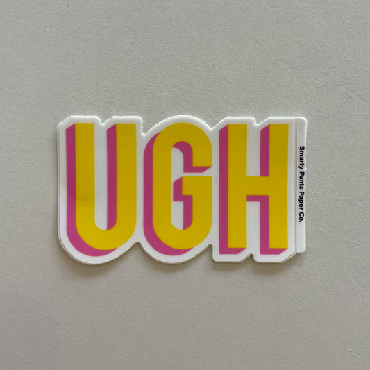 UGH Vinyl Sticker