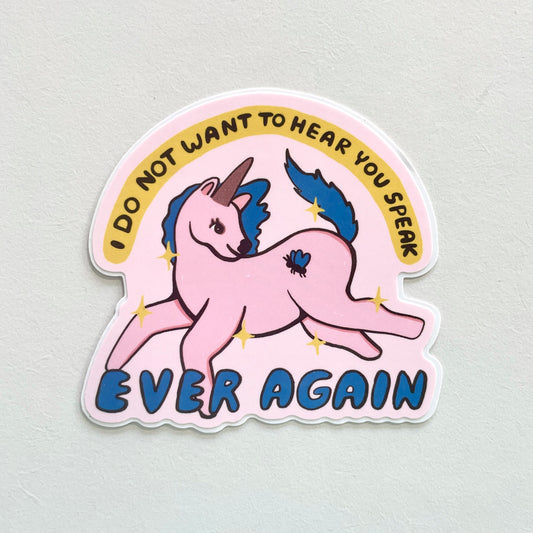 Ever Again Vinyl Sticker