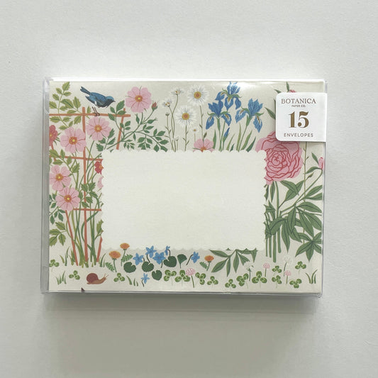 Garden Boxed Set of 15 Envelopes