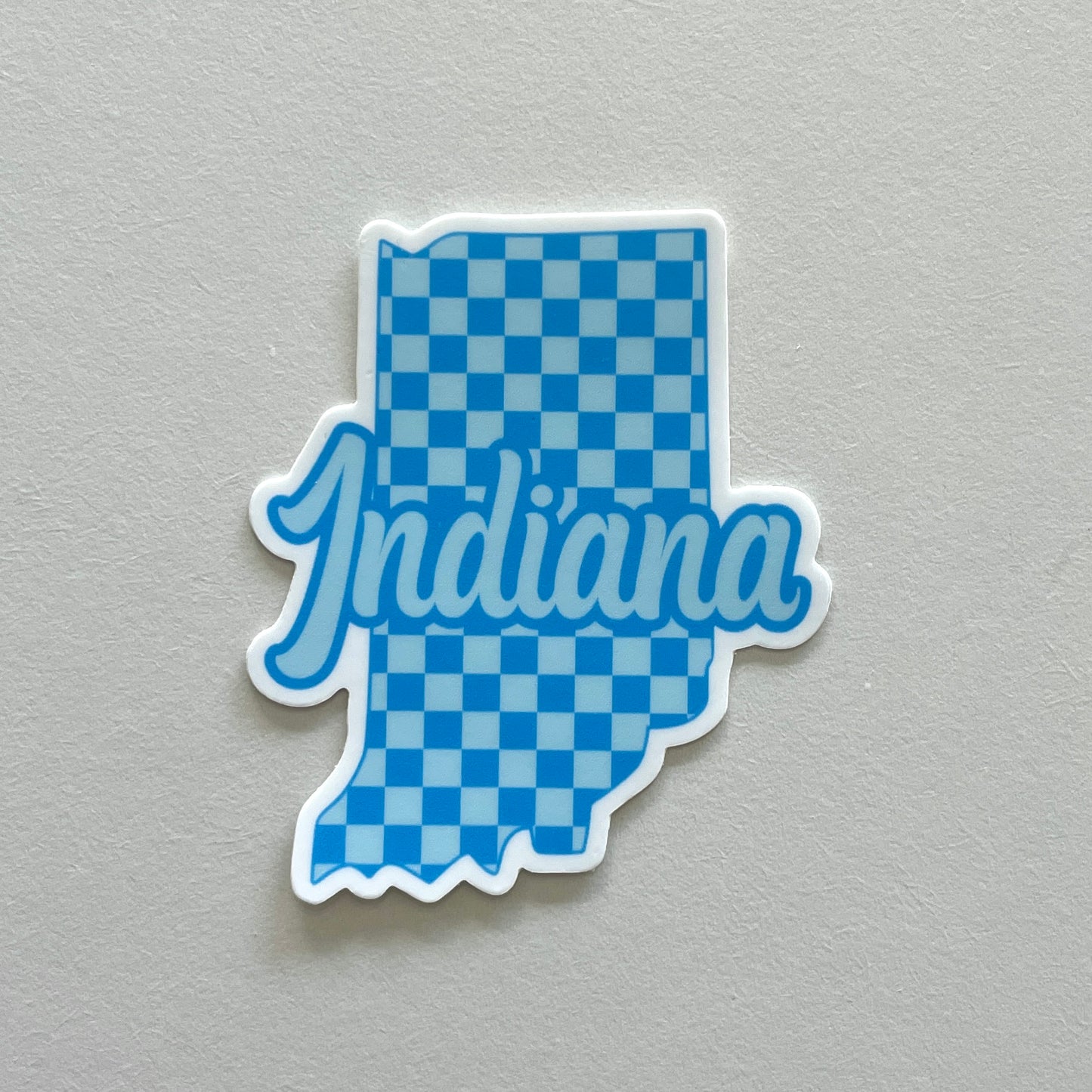 Indiana Checker Sticker – Semantics Paper Goods