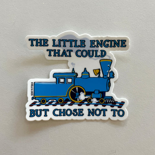 The Little Engine Vinyl Sticker