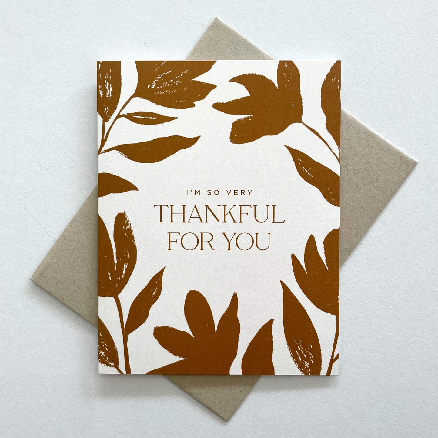 Thankful For You Greeting Card