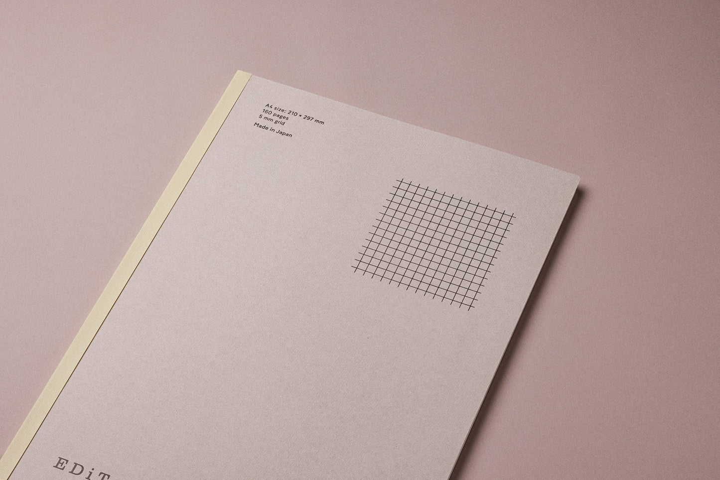 EDiT A6 Lightweight Notebook - 3 Layout (Grid, Ruled, Blank): 5 mm Grid
