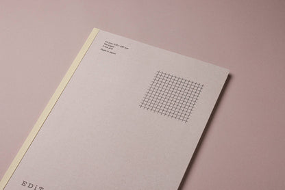 EDiT A6 Lightweight Notebook - 3 Layout (Grid, Ruled, Blank): 5 mm Grid