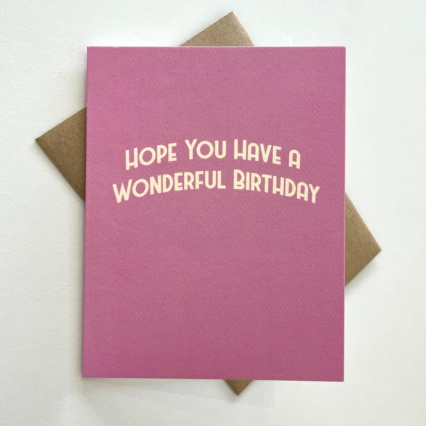 Hope You Have A Wonderful Birthday Card