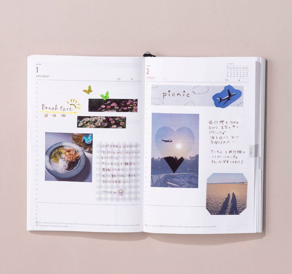 DAILY PLANNER B6 Champagne Gold