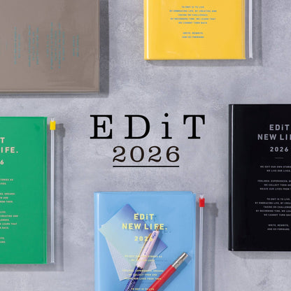 DAILY PLANNER B6 Typo Pocket: Black
