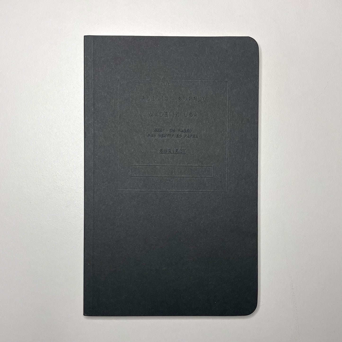 Public Supply Notebook - Dot Grid Embossed