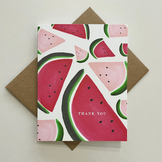 Watermelon Thank You Card