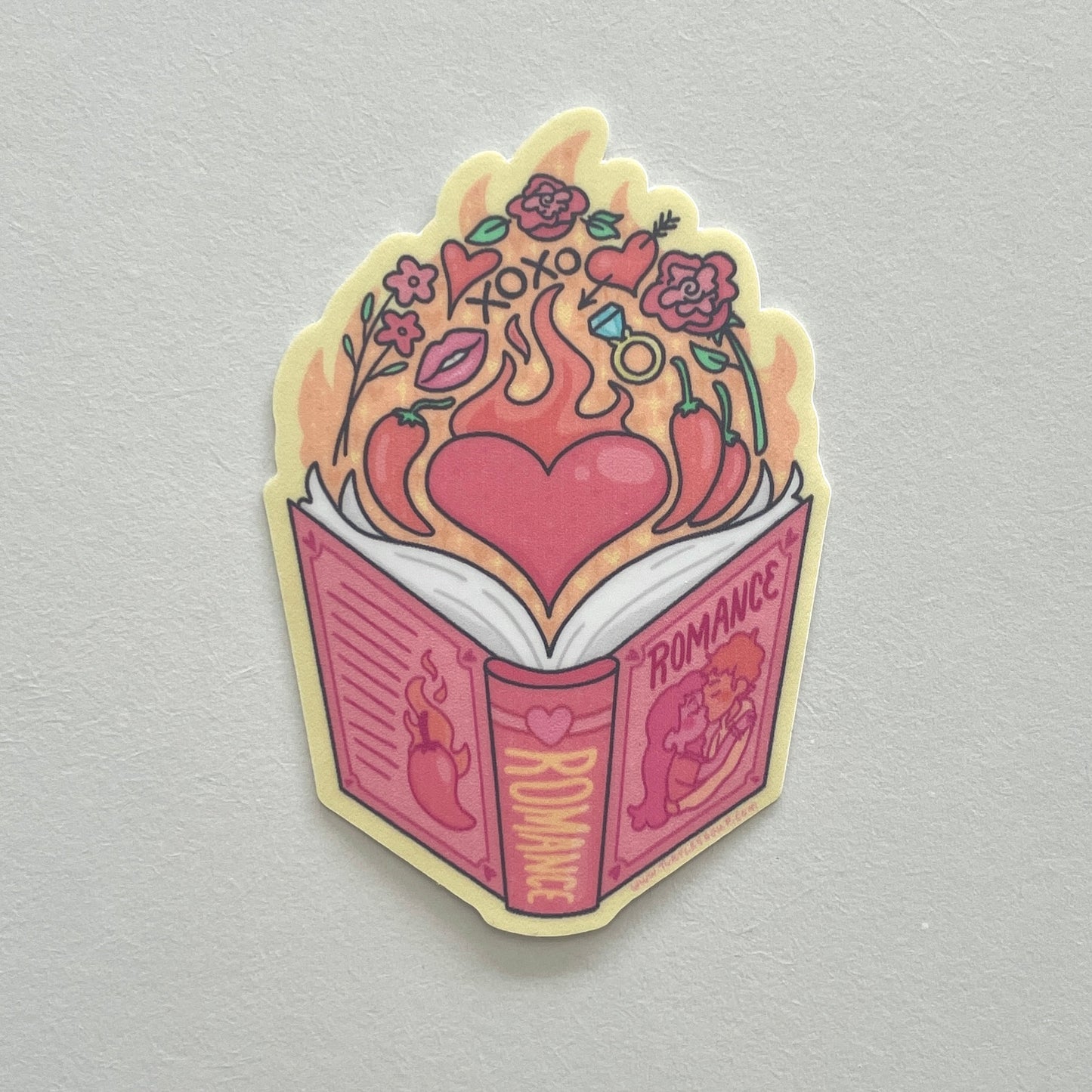 Romance Novel Sticker