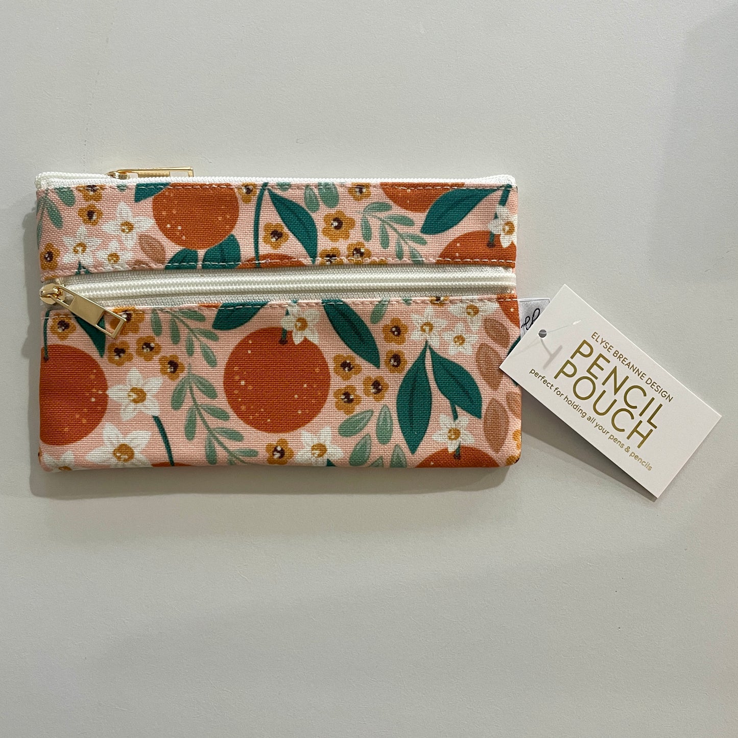 Orange Blossom Pencil Pouch