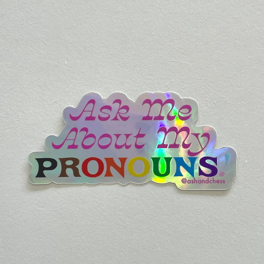 Pronouns Sticker