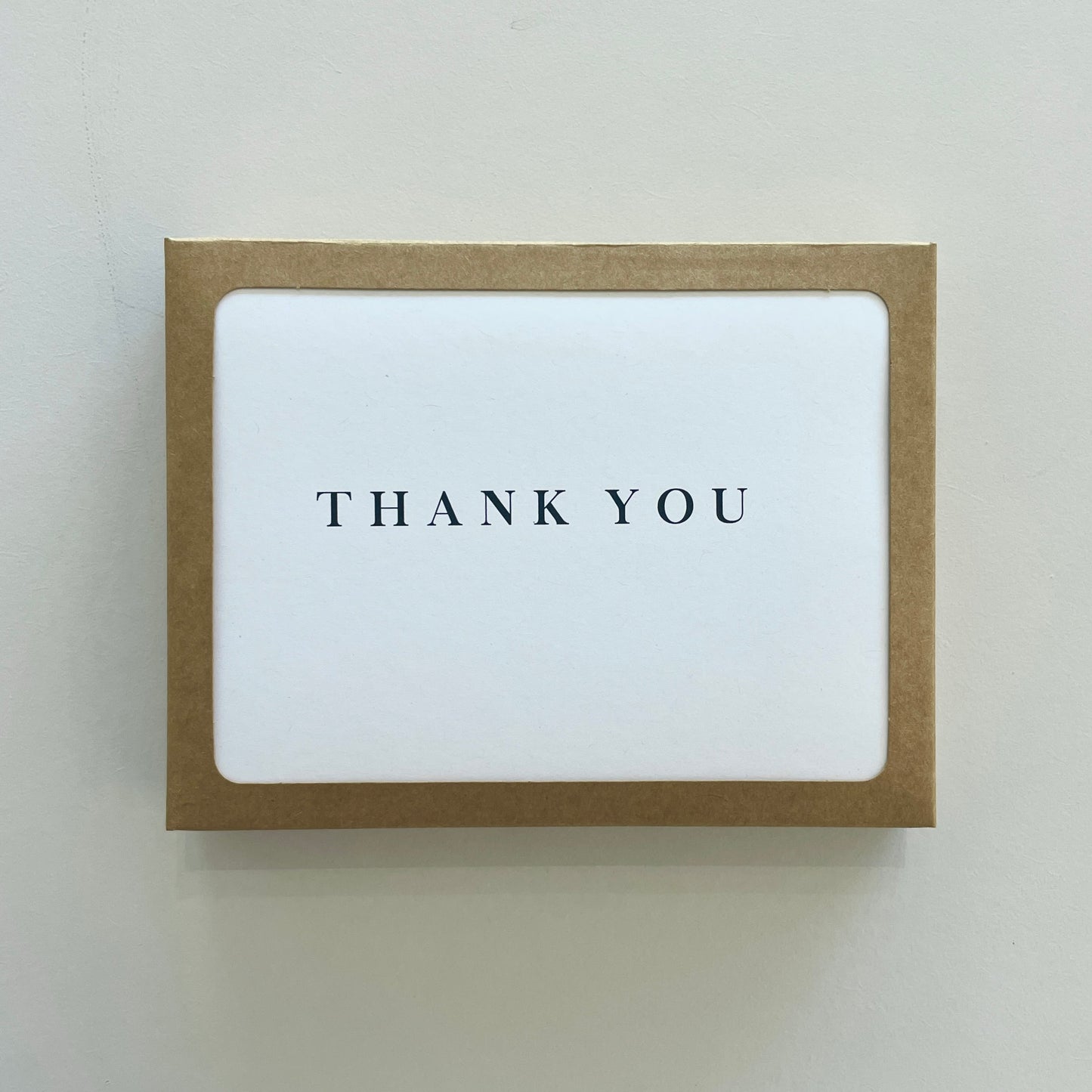 Serif Thank You Folded Greeting Card Set