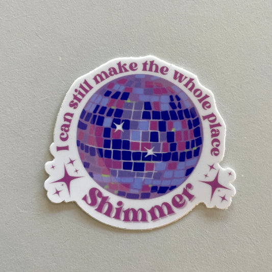 Shimmer Vinyl Sticker