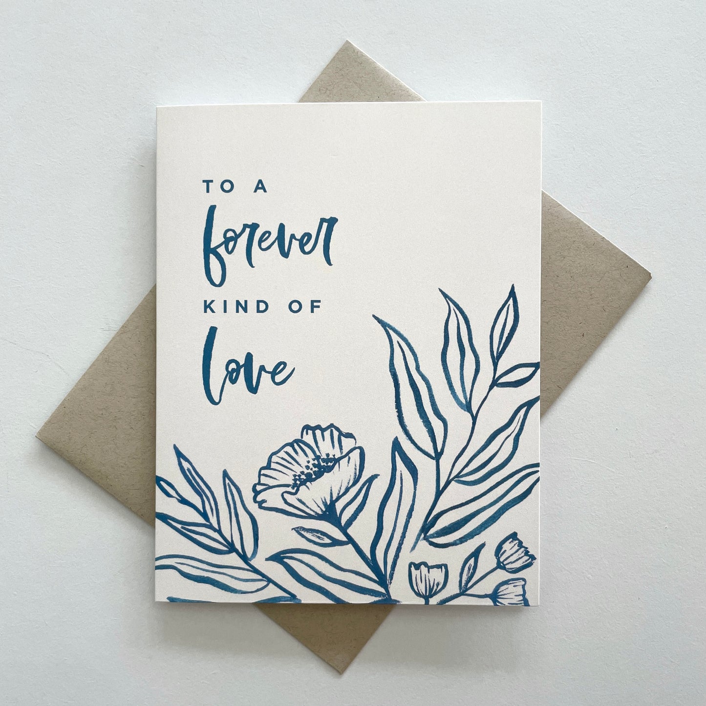 Forever Love Wedding Card