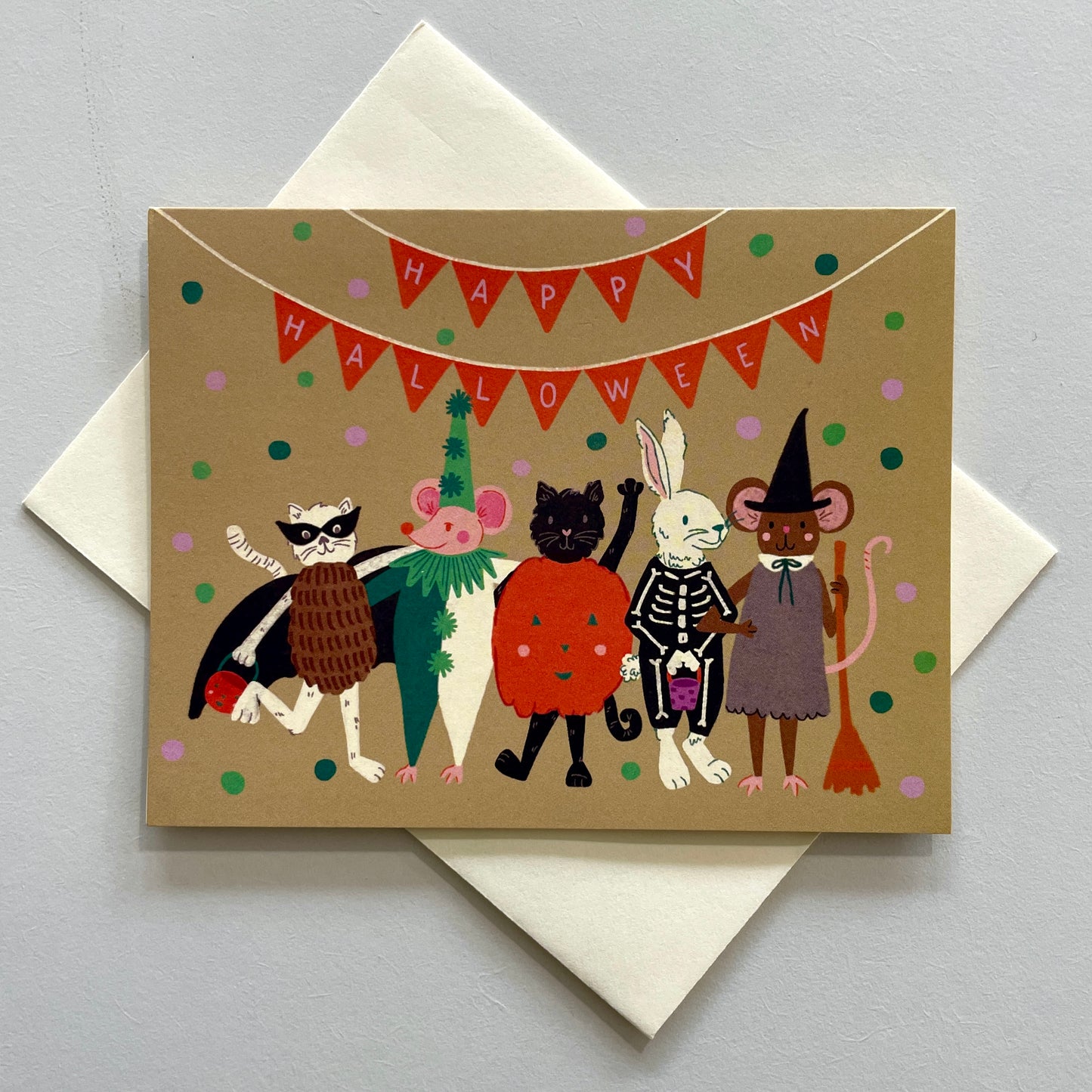 Halloween Critters Greeting Card