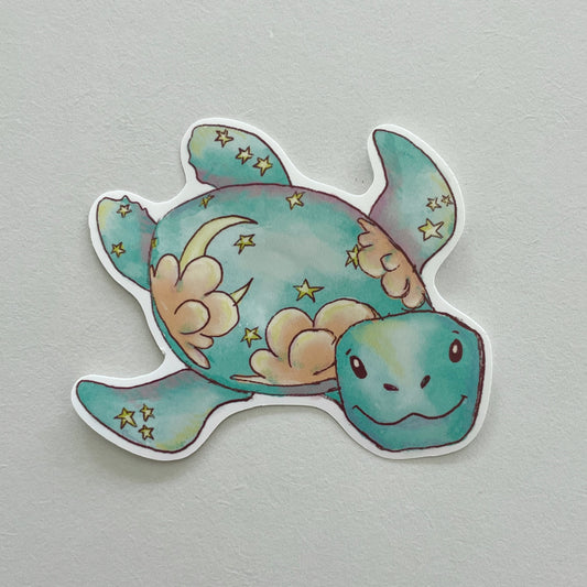 Sky Turtle Vinyl Sticker