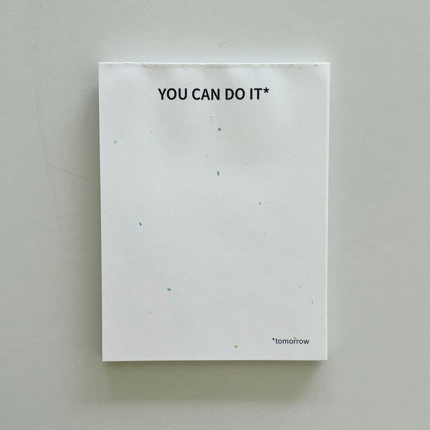 You Can Do It Tomorrow Notepad