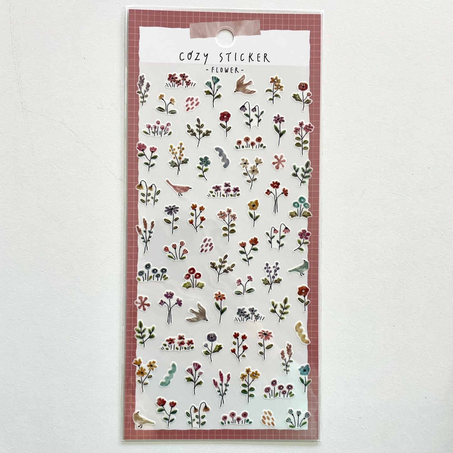 Cozy Flower Sticker Sheet