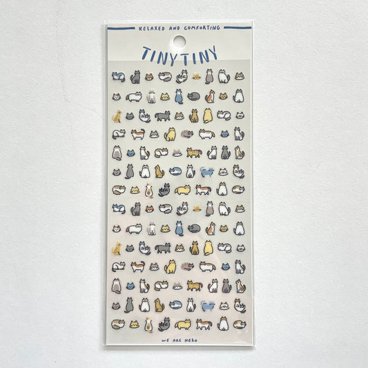 Tiny Cats Sticker Sheet