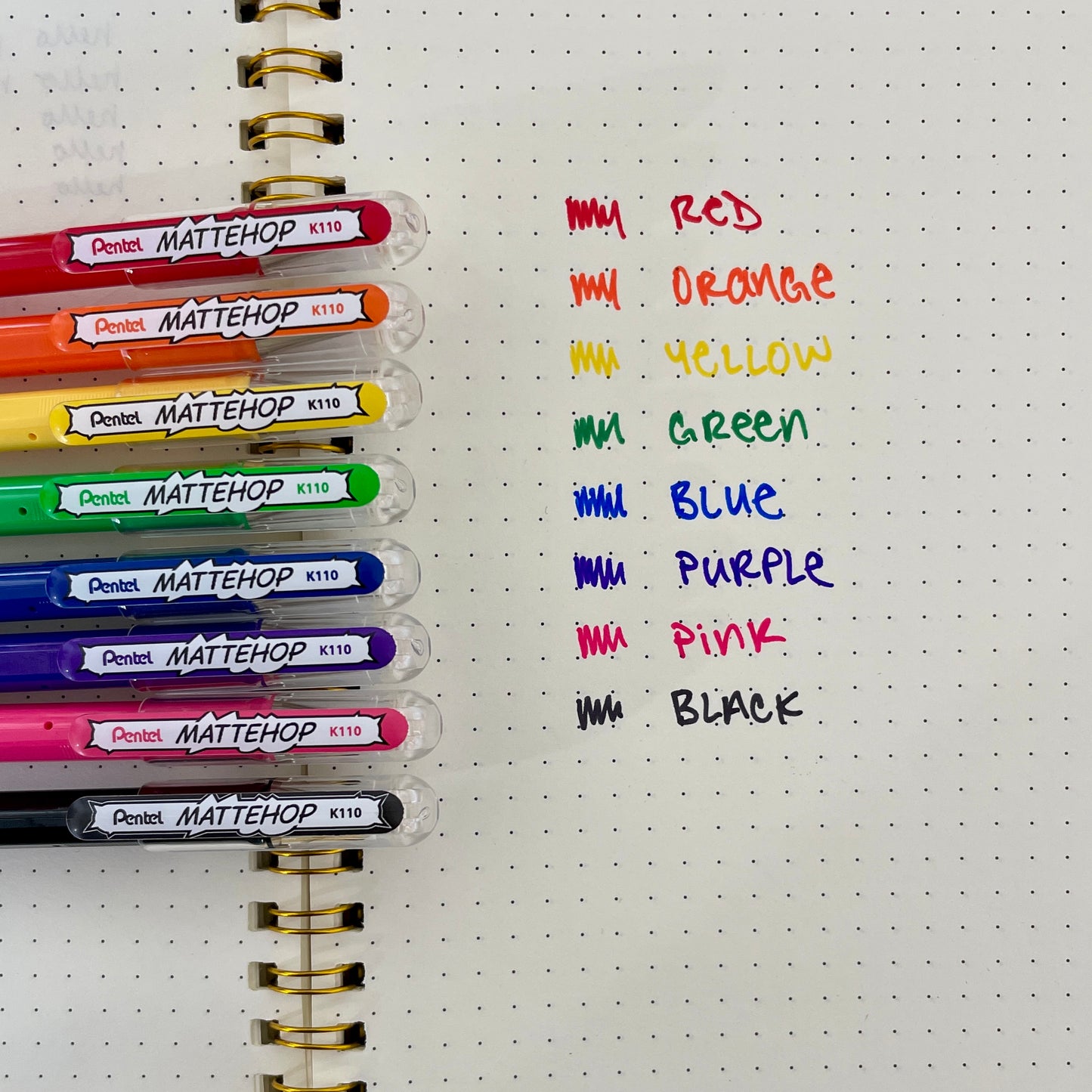 Pentel Mattehop Gel Pen