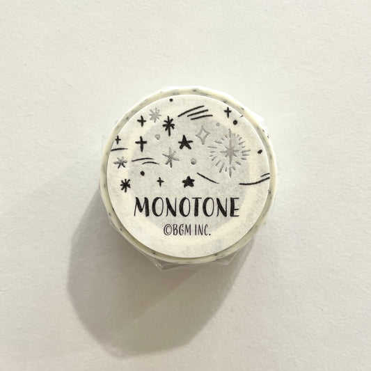 Monotone Stars Washi Tape