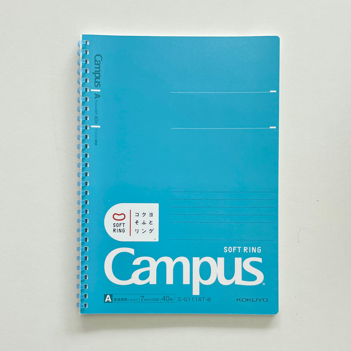 Campus Notebook Open Campus Soft Ring Notebook - Blue – Semantics Paper Goods