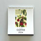 Coffee 2024 Desk Calendar