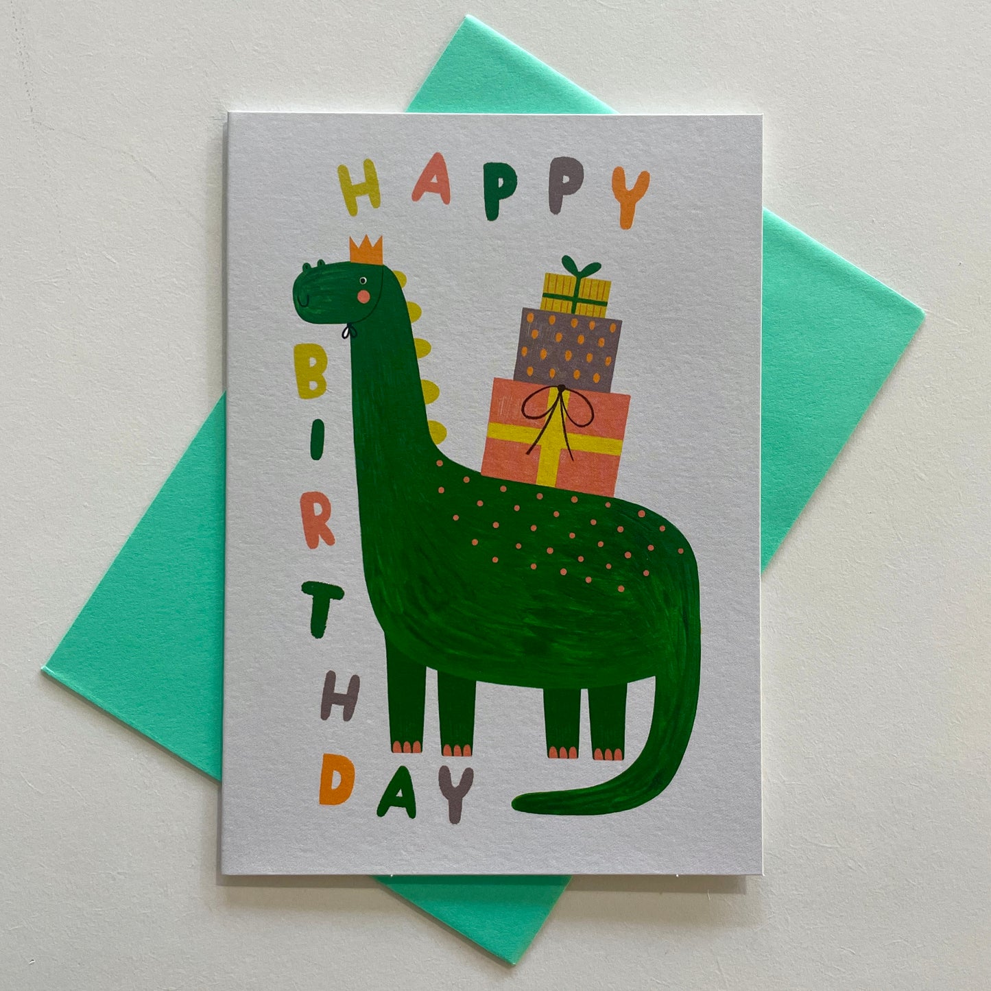 Dinosaur Happy Birthday Card