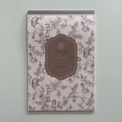 Toiles et Scenes Letter Writing Paper Pad | Hummingbird
