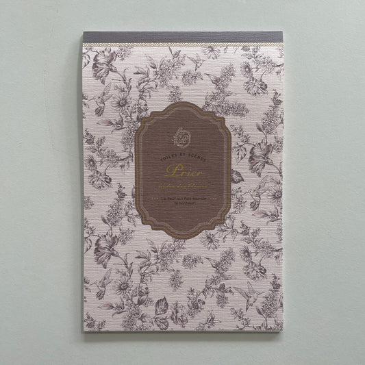 Toiles et Scenes Letter Writing Paper Pad | Hummingbird