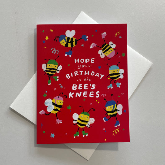 Bee's Knees Birthday Card