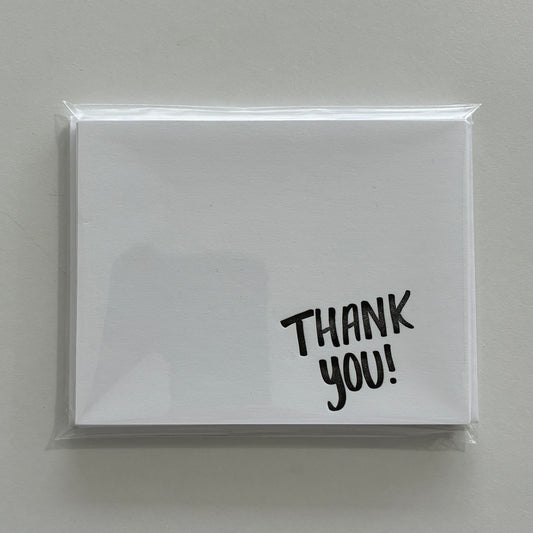 Letterpress Flat Thank You Cards | Set of 10
