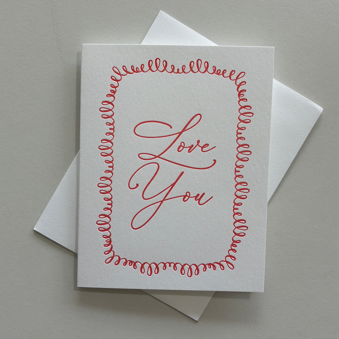 Frilly Love You Greeting Card