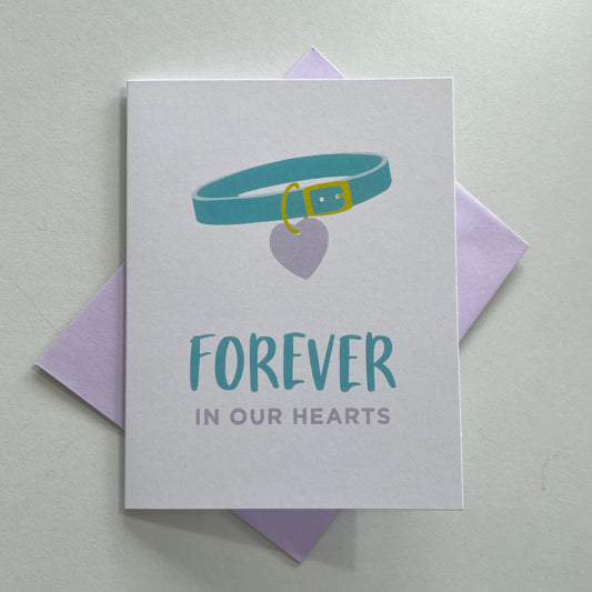 Forever In Our Hearts Sympathy Card