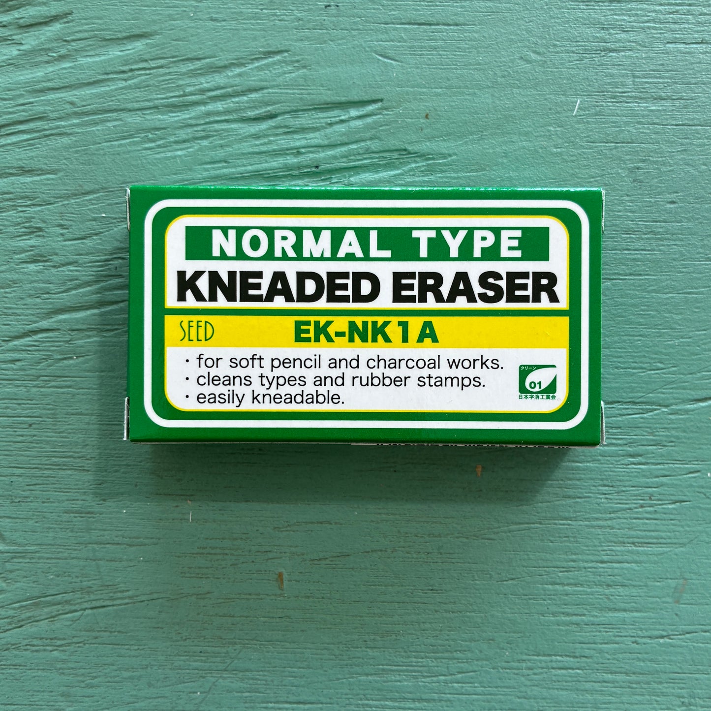 Kneaded eraser in green box