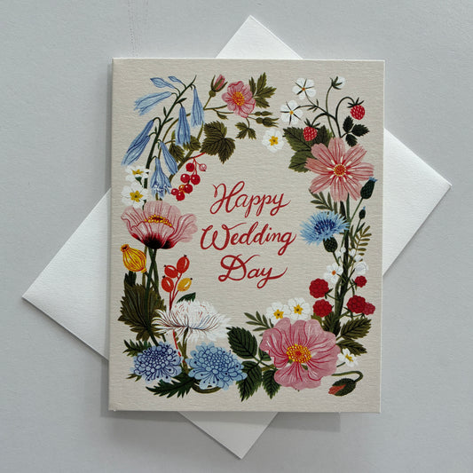Happy Wedding Day Greeting Card