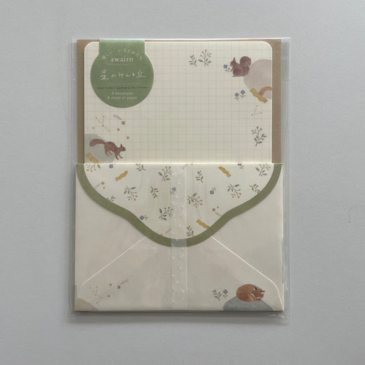 Awairo Letter Writing Set | Squirrel and Fox